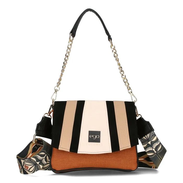 elegancka listonoszka ego – model e24129tc z wymiennymi klapkami