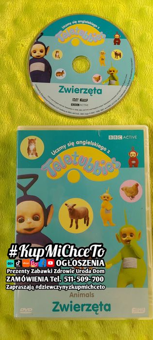 DVD Teletubbies Angielski Zwierzęta PLAYMOBIL Prezent #KupMiChceTo