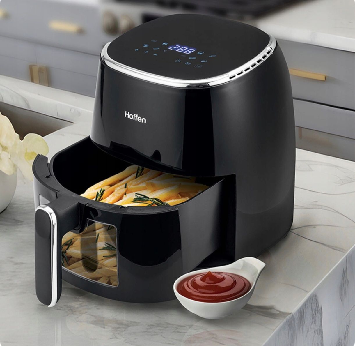 Frytkownica beztłuszczowa Hoffen 1550W 5L AIR FRYER FRYTOWNICA