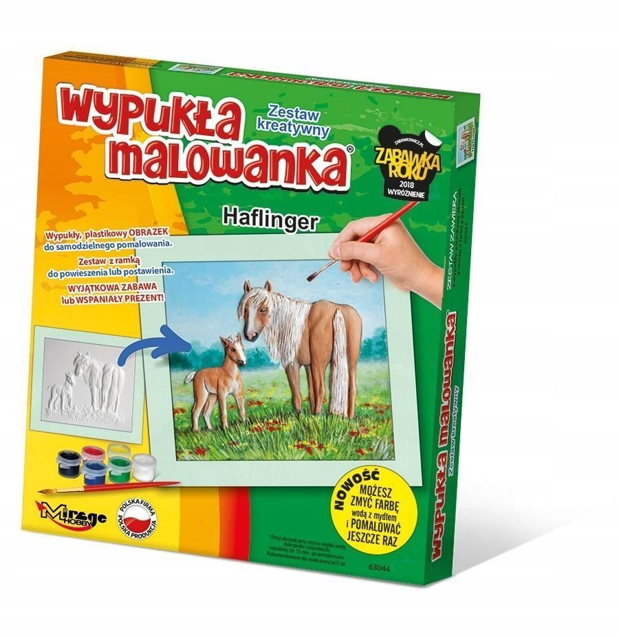 Wypukła Malowanka Konie - Haflinger, Mirage Hobby