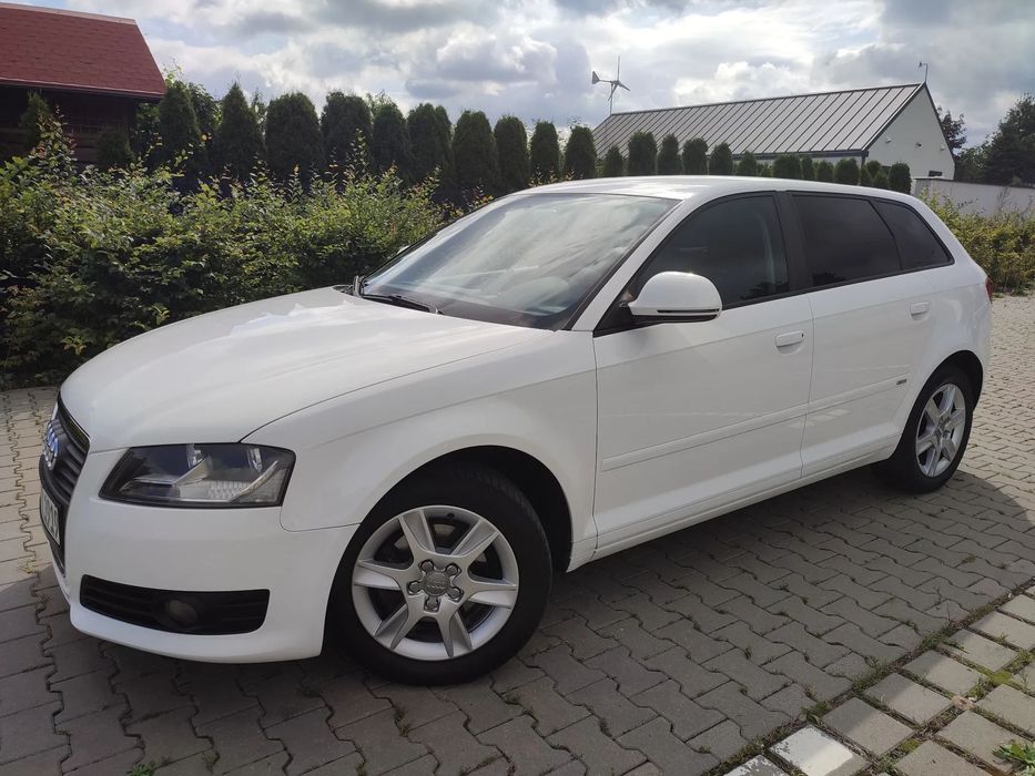 Audi A3 LIFT..Biała..S-line..oryginalny lakier..klima..zadbana..serwis..z DE