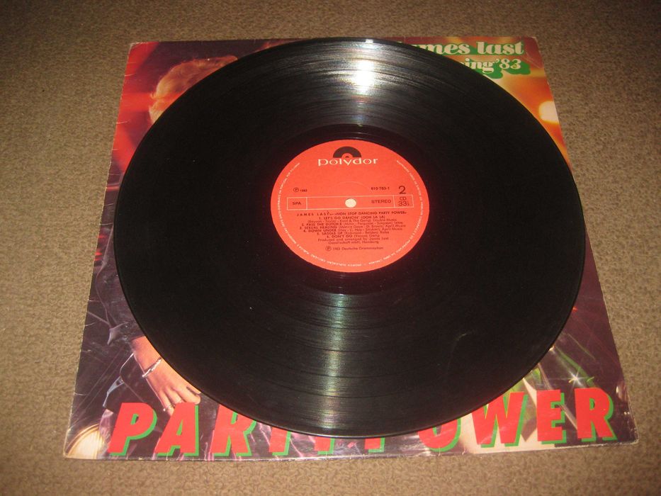 Vinil LP 33 rpm do James Last "Non Stop Dancing 83 Party Power"
