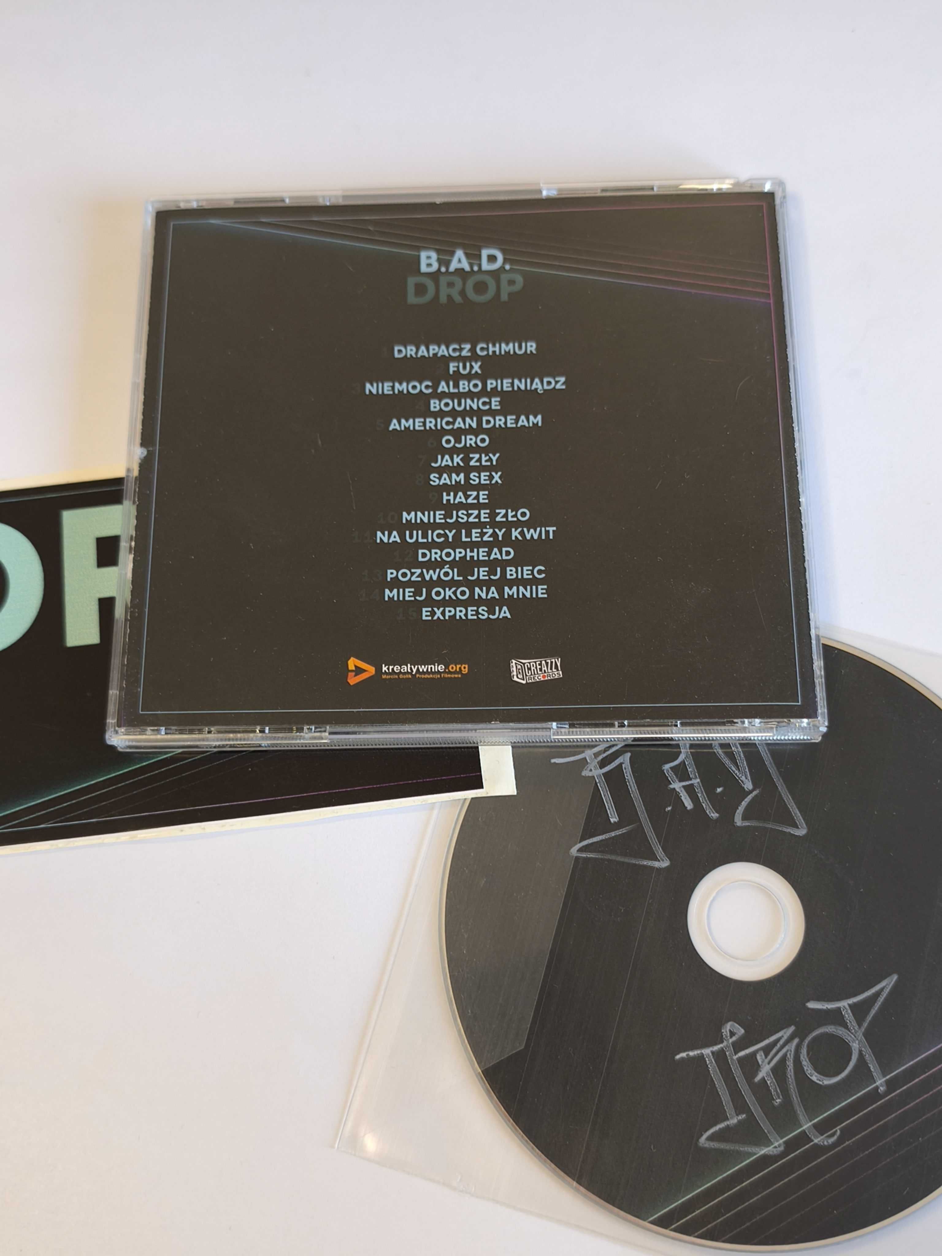 (2CD) B.A.D. - DROP # autograf hip-hop rap Koszalin 2019