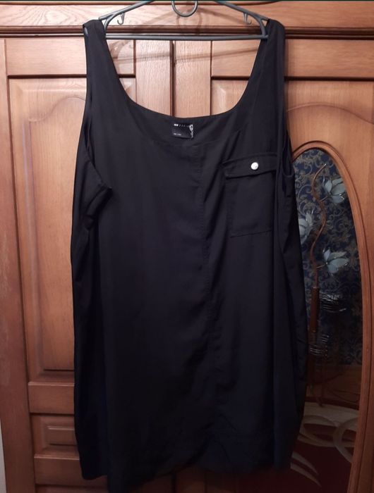 Сарафан,платье Asos,чёрная ,размер 70