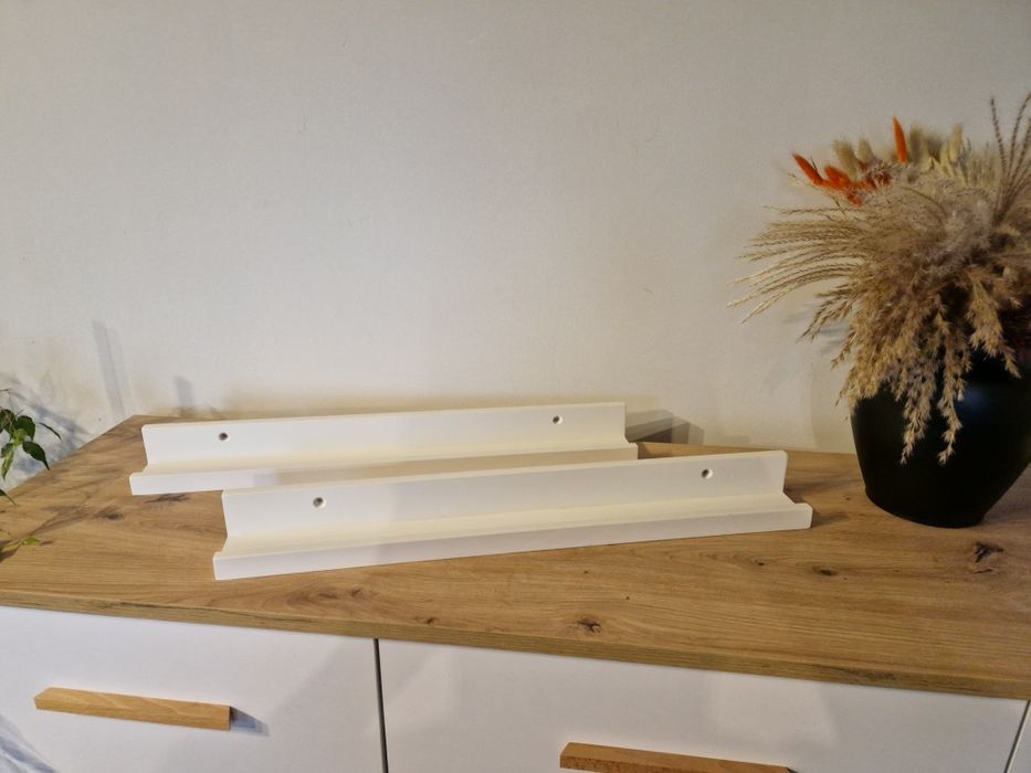 Półki ścienne białe 60 cm