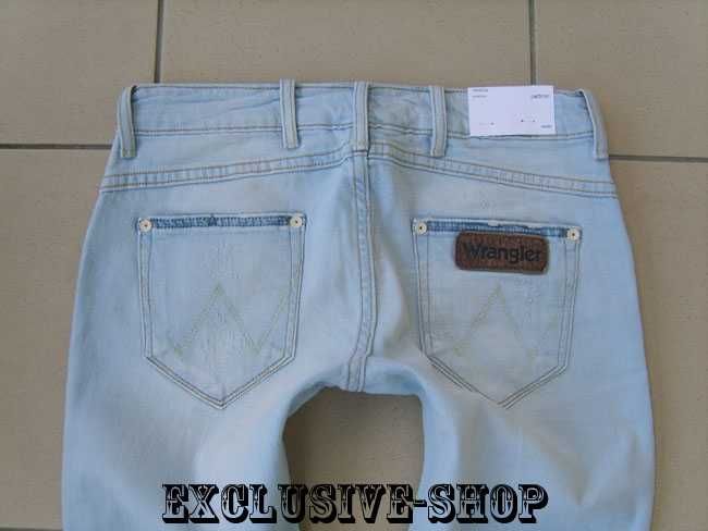 Spodnie damskie jeansowe Wrangler Charlie cudowne W28 L34 ; pas 77 cm