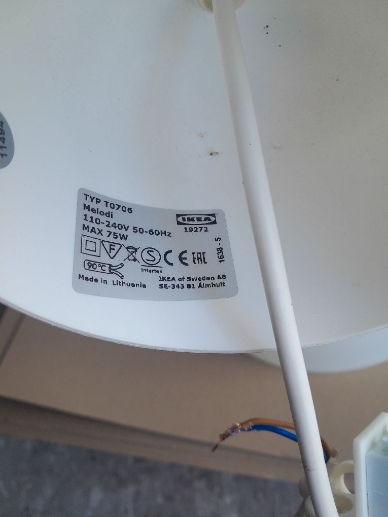 Lampa wisząca Ikea