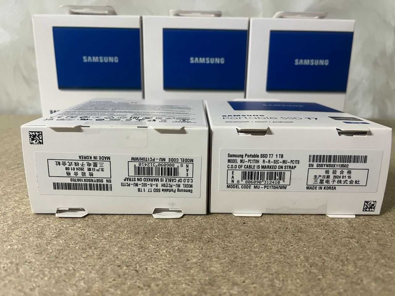 SSD накопичувач Samsung T7 1 TB Indigo Blue В наявності!