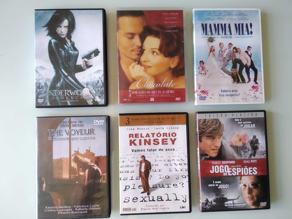 Vários Filmes DVD - vendo separado a 2€ e 3€