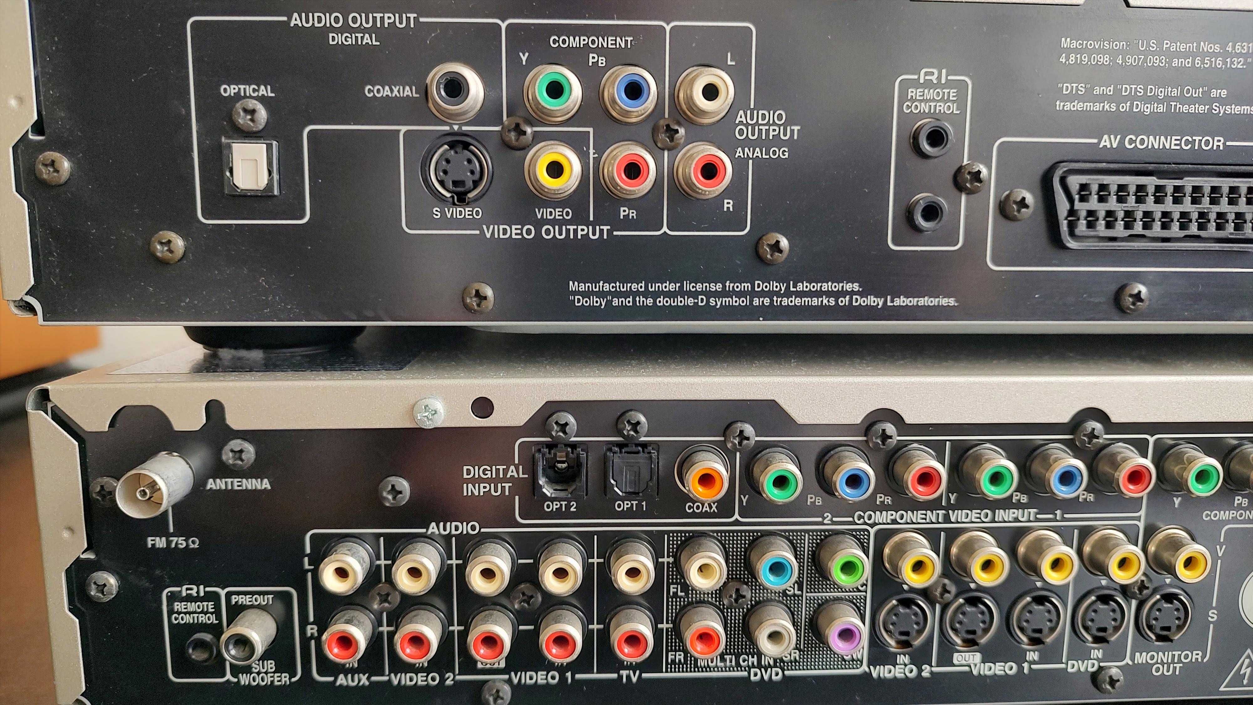 Amplituner slim ONKYO TX-L55 + DVD ONKYO DV-L55