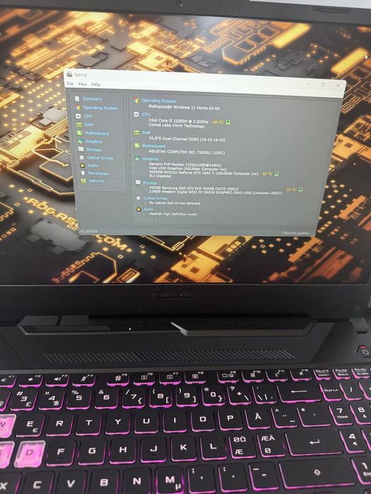 Ноутбук Asus Tuf gaming L506