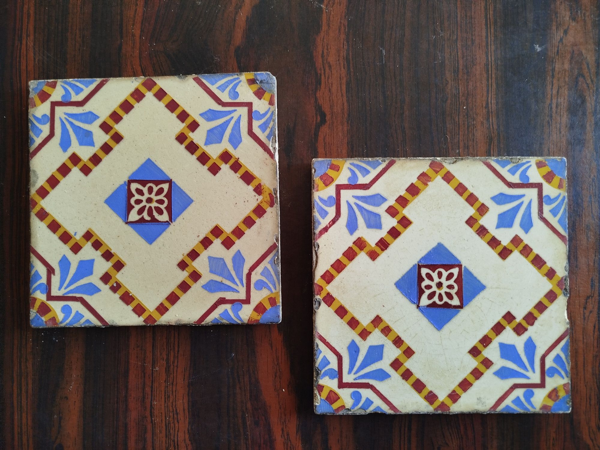 Azulejo Português secular | antigo | tiles | policromo | preço/unidade