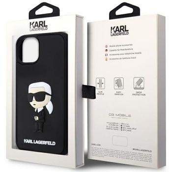 Oryginalne Etui KARL LAGERFELD Ikonik 3D do Iphone 14 / 14 Pro Max