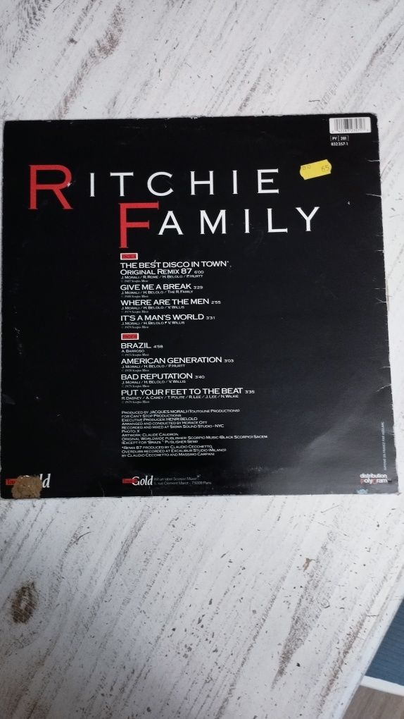 Ritchie Family LP winyl