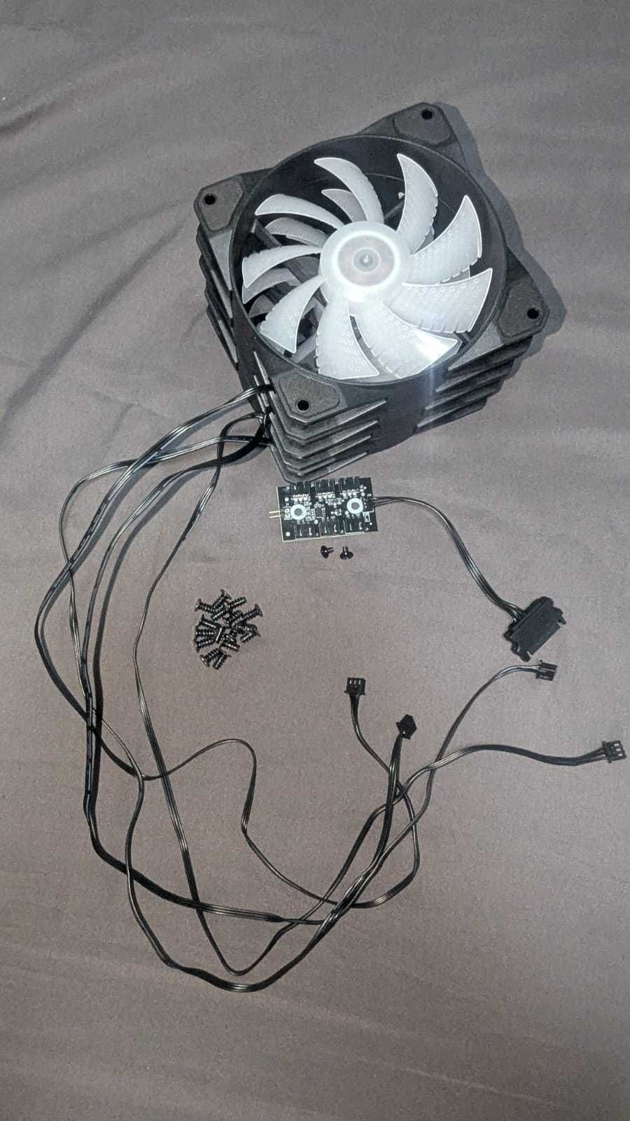 Vendo 4 ventoinhas MSI RGB estático NOVAS