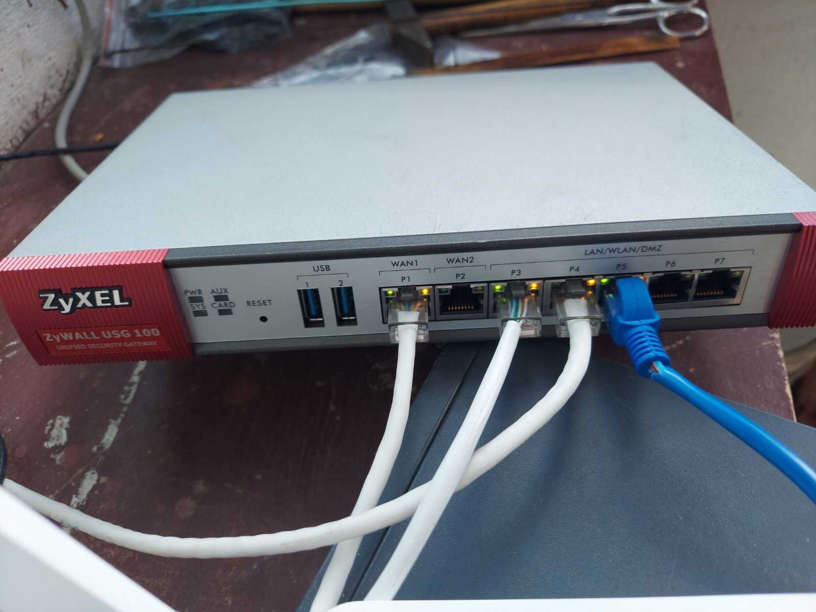 Брандмауер/Фаервол/Роутер/Межсетевой экран (Firewall) ZyXEL USG100