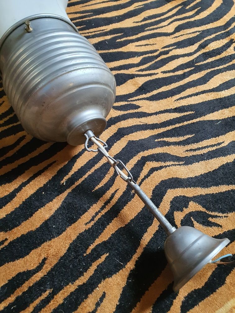 Lampa żarówka srebrna wielka do pokoju dziecięcego E27
