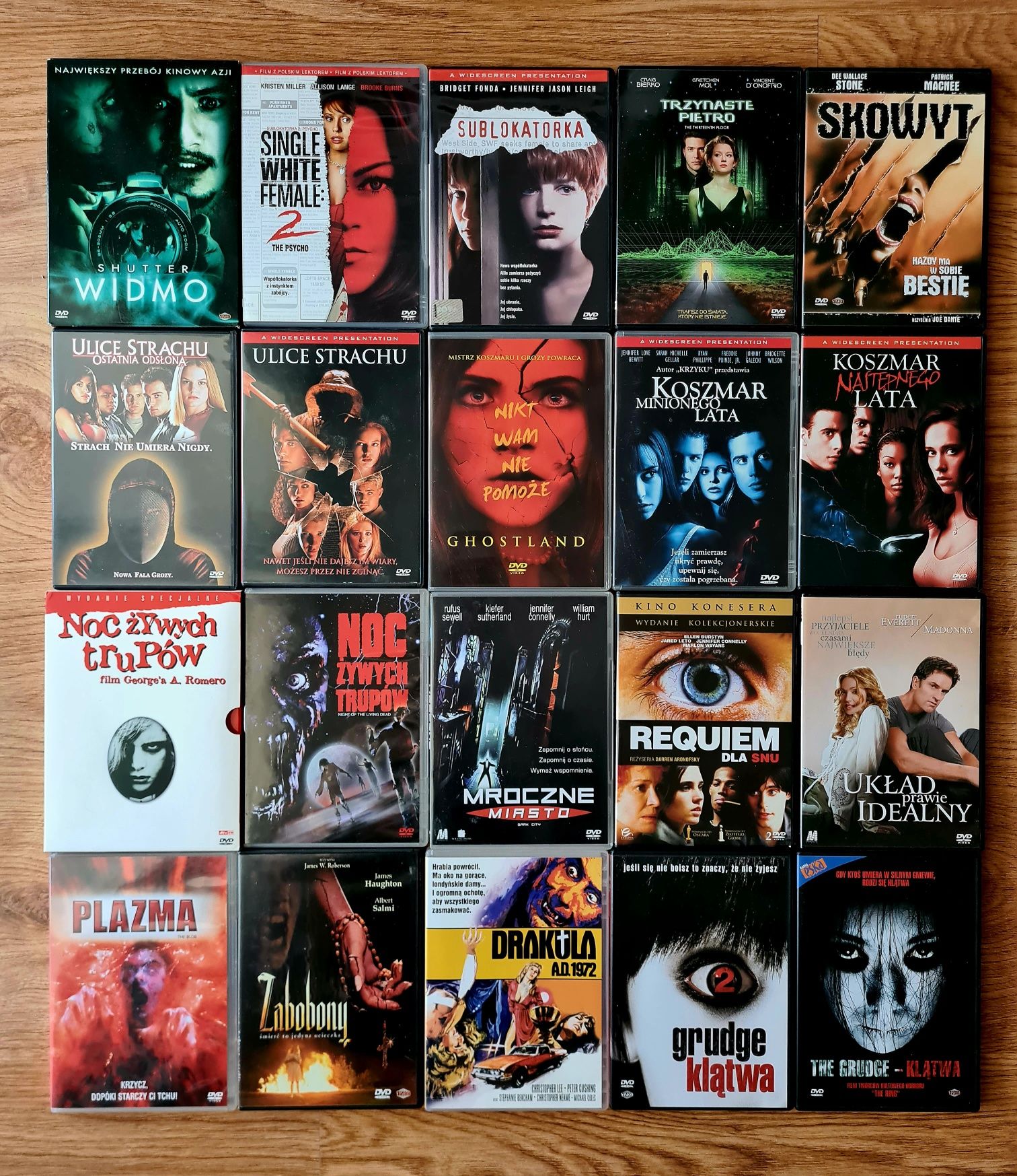 DVD: Żołnierze Kosmosu, Laleczka Chucky, Martwe Zło, Gremliny,the Ring
