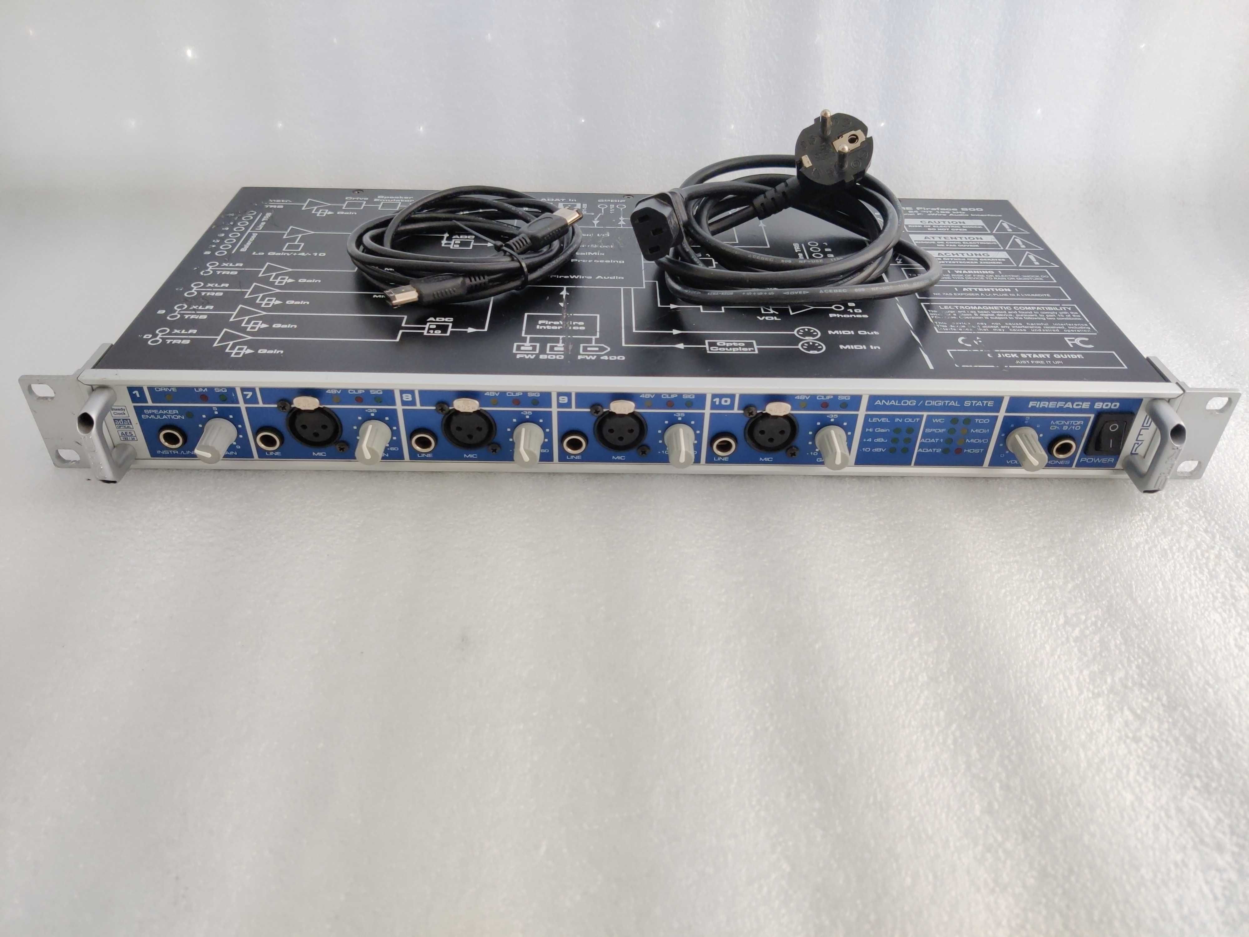 Звуковая карта RME Hammerfall DSP Fireface 800 Digiface DAC RPM