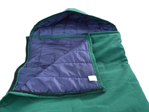 В НАЛИЧИИ Спальный мешок одеяло с капюшоном военный хаки непромокаемый