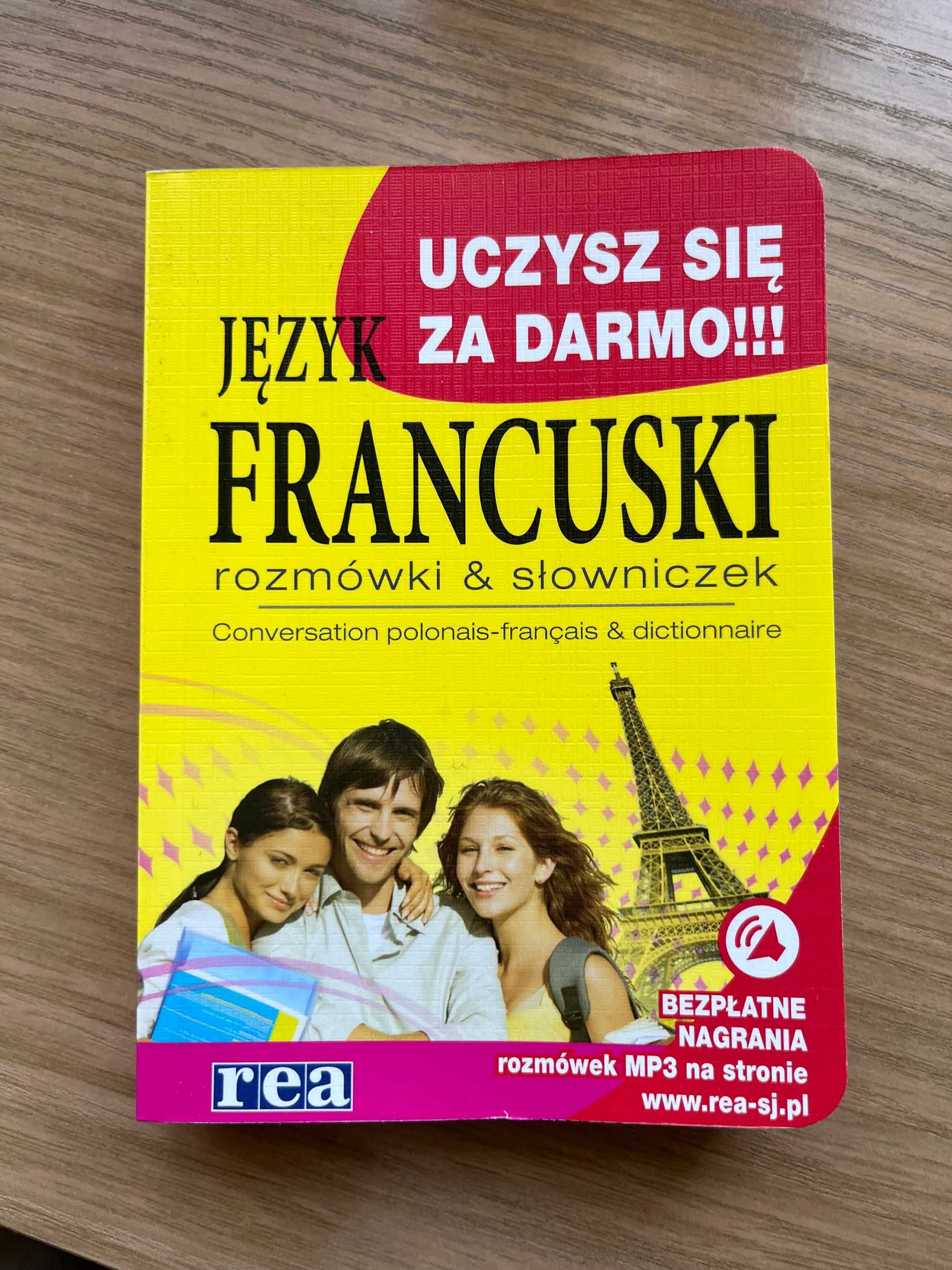 NOWY słownik polsko francuski i rozmówki kieszonkowy 9x12 cm