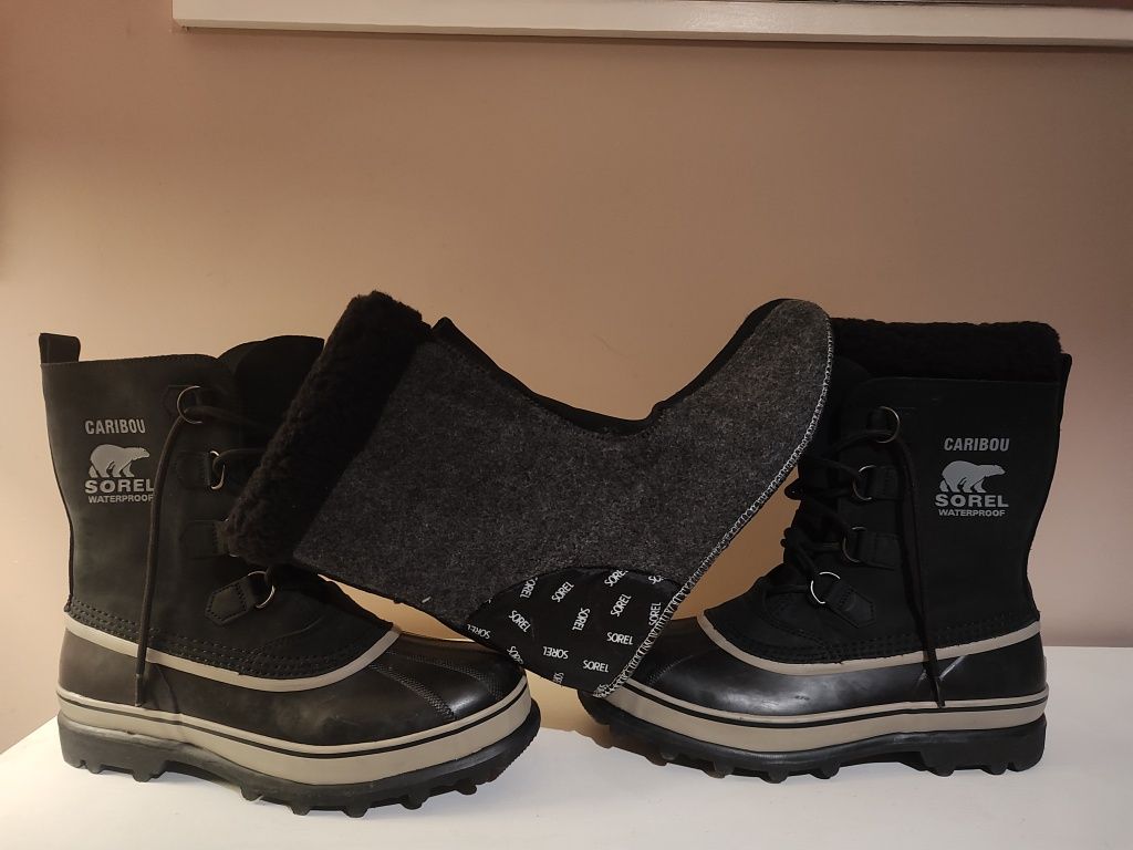 Buty Śniegowce firmy Sorel Caribou r.43.5- Nowe