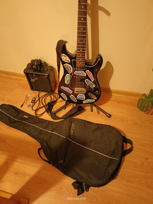 Pełny zestaw gitarowy