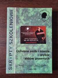 Ochrona osób i mienia wybór aktów prawnych