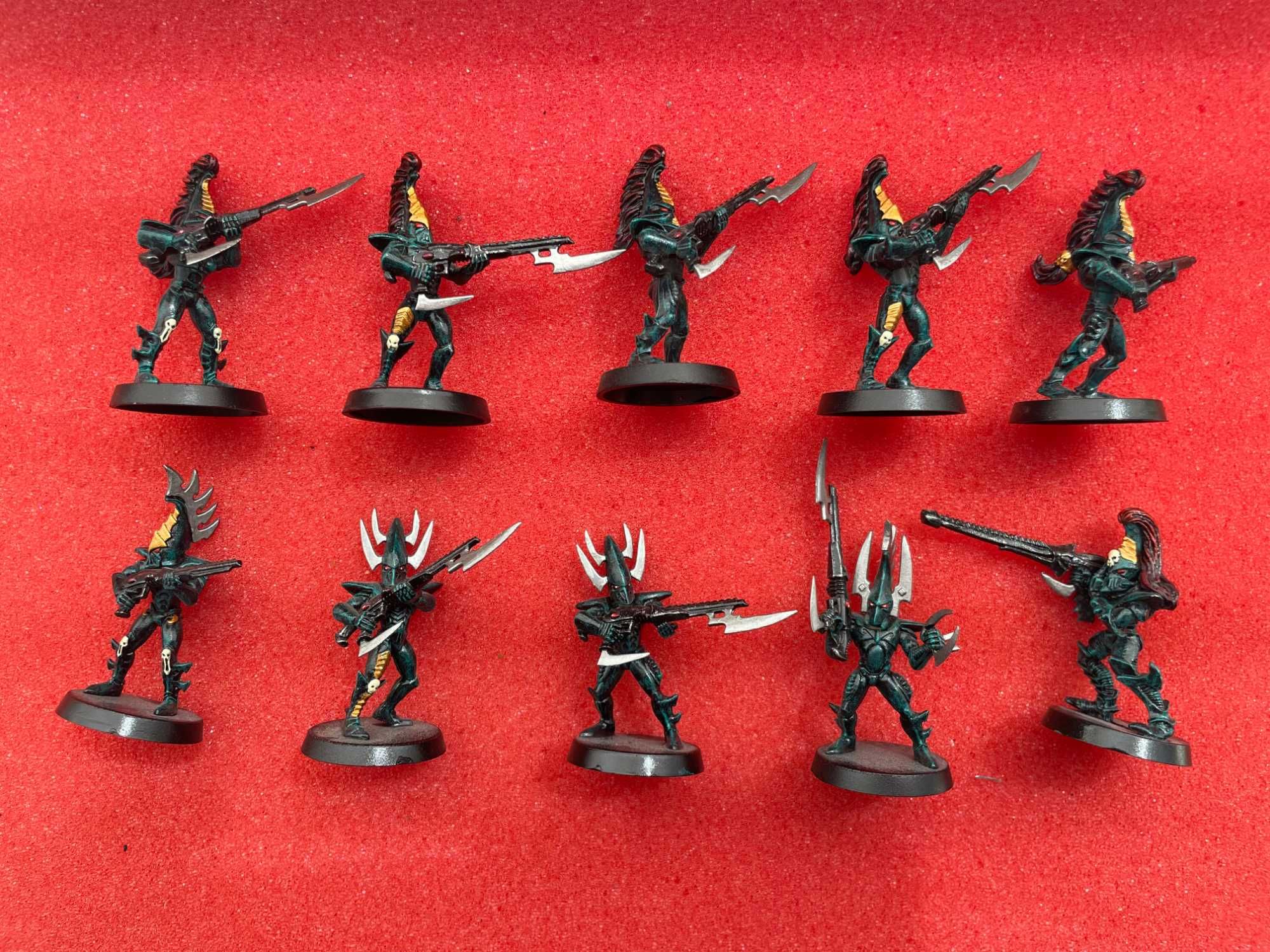Warhammer dark eldar warriors (9plastik) (1metal)