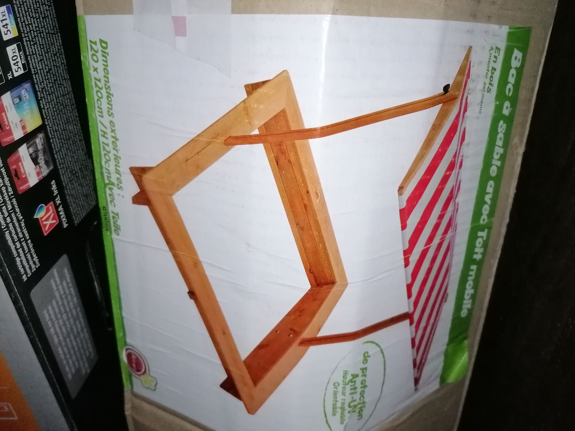 Caixa de Areia com Toldo
