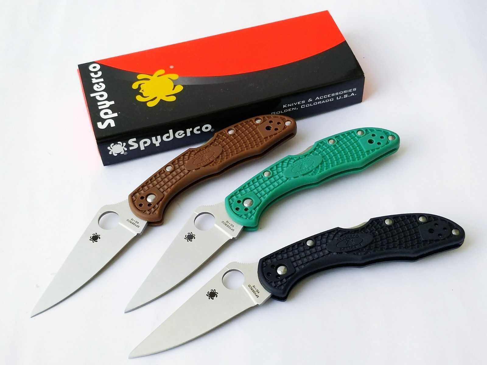 Ніж складний Spyderco Delica 4 EDC в асортименті Нож Спайдерко