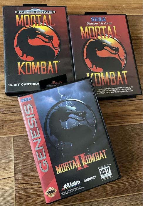 Sega Mega Drive (Genesis): Sonic, Mortal Kombat, Aladdin,Earthworm Jim