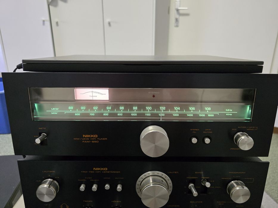 Wzmacniacz Nikko TRM-750 i Nikko FAM-450 Tuner.magnetofon Nikko