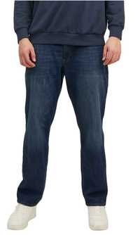 Spodnie jeansowe męskie granatowe Jack&Jones W42/L36