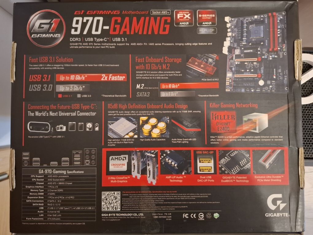 Gigabyte 970 gaming G1 + AMD FX 8350 4.2GHz