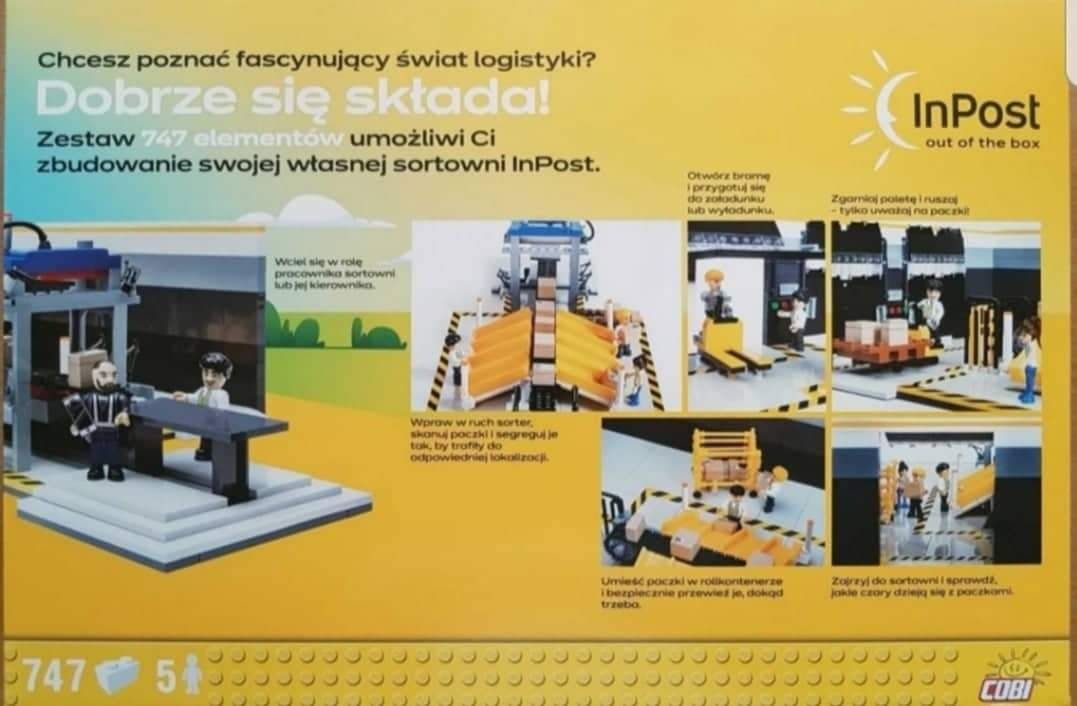 Klocki Cobi Sortownia InPost edycja limitowana