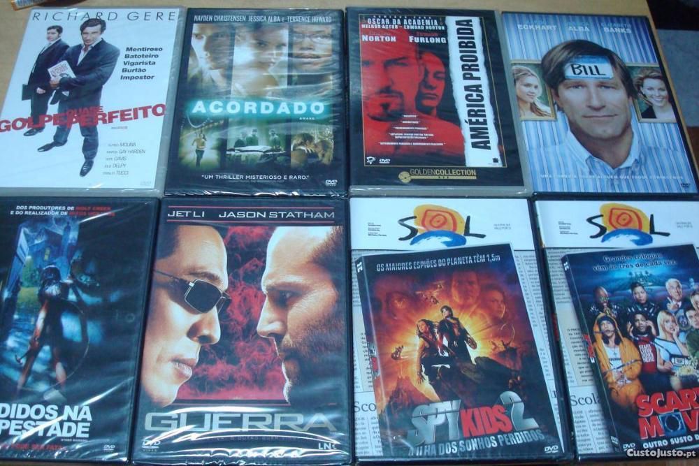 37 filmes originais selados