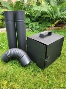Betonowy grill z wędzarnią profesjonalne grillowanie w domowym zaciszu