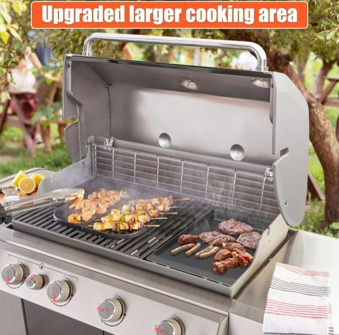 Płyta patelnia żeliwna 48x28.7cm do Weber Genesis II E-410 E-415 E itd