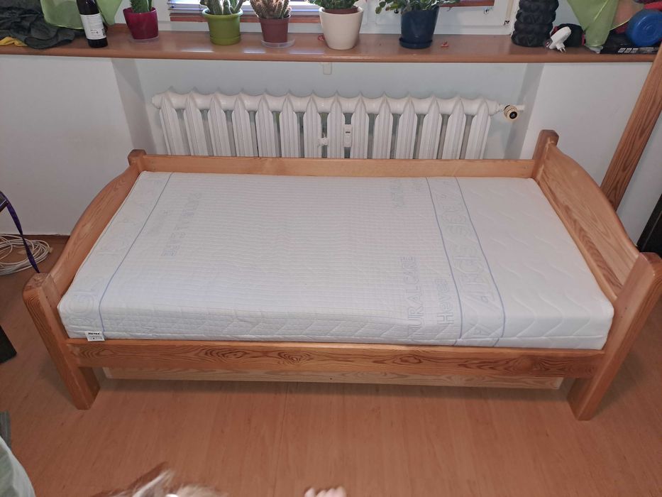 Łóżko dziecięce sosnowe 160×80