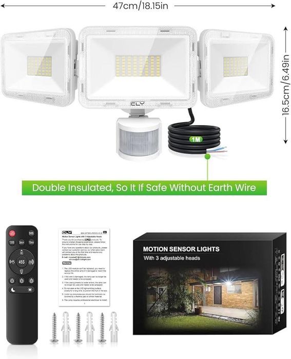 Reflektor LED CLY 70W z czujnikiem ruchu