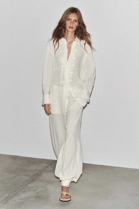 ZARA ZW COLLECTION штани Нова колекція віскоза\лен НОВІ