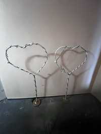 Stojak w kształcie serca ozdoba na wesele slub