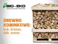 Drewno kominkowe opałowe Dąb, Buk, Brzoza, Sosna paleta