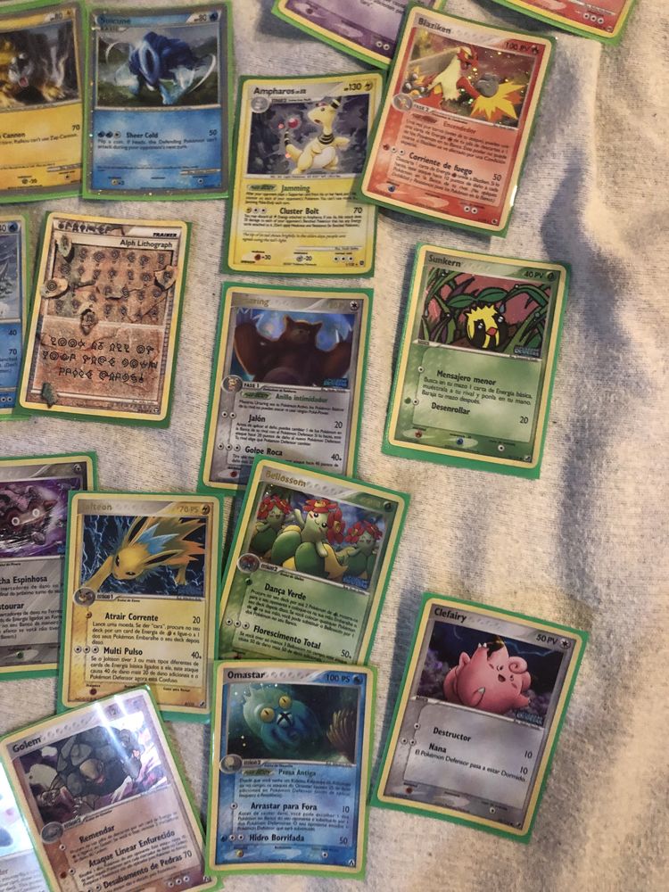 Diversas Cartas pokemon a venda