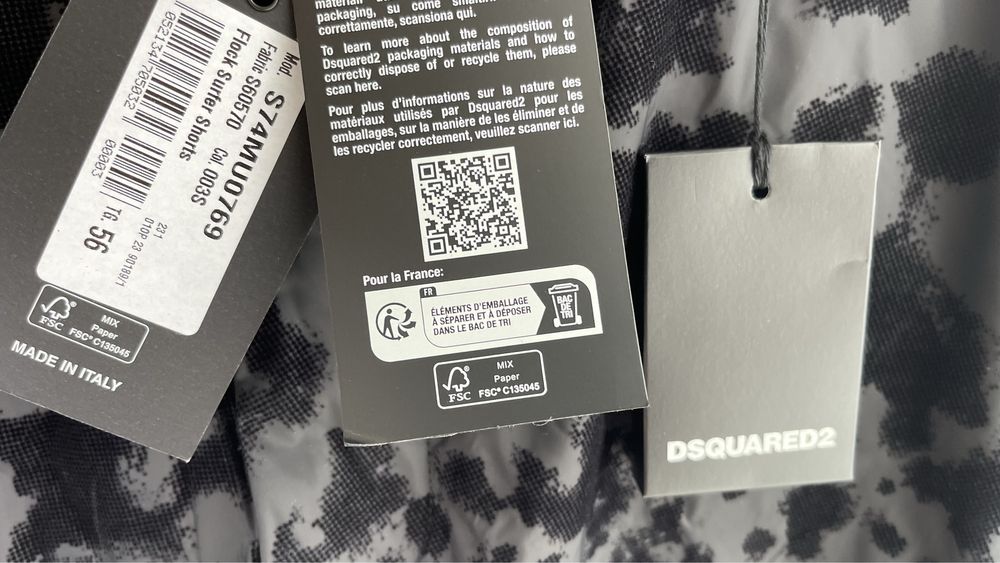 Dsquared2 szorty męskie nowe z metkami r.56