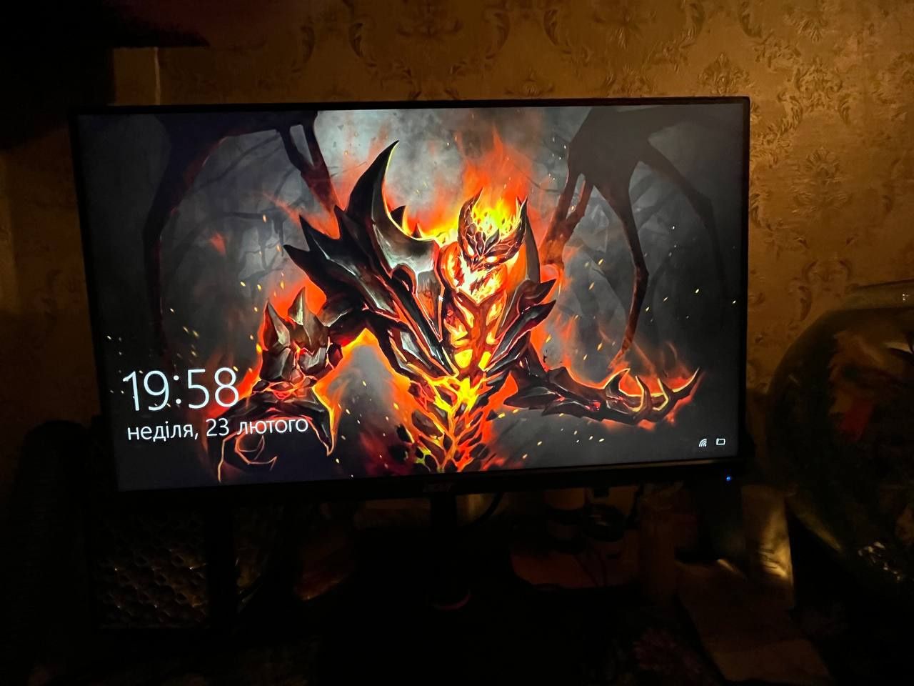 Игровой набор ноутбук Acer aspire 7, монитор Acer 180гц, мышь, клавиат
