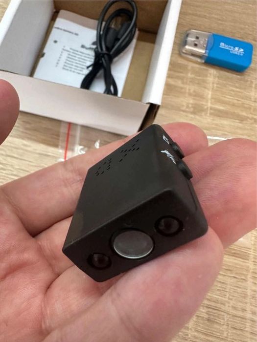 Mikro kamera szpiegowska do ukrycia fhd nagrywanie w nocy detekcja