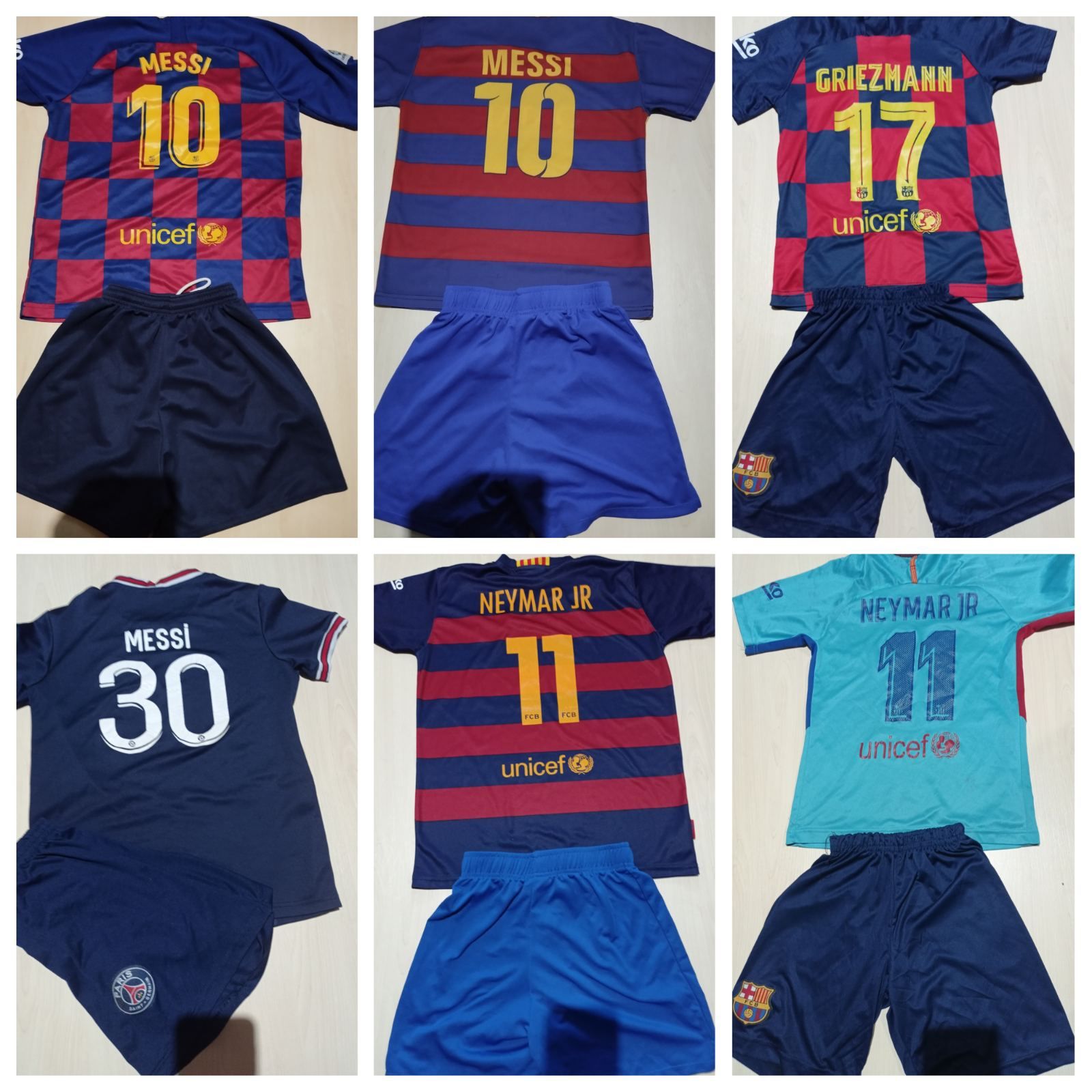 Футбольна форма Messi 134-158