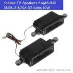 Colunas TV Speakers SAMSUNG BN96 - 2167OA BJ 6ohm 10W